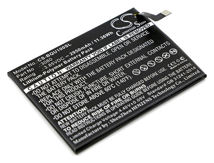Аккумулятор CameronSino CS-BQU100SL для BQ Aquaris U Lite, Plus