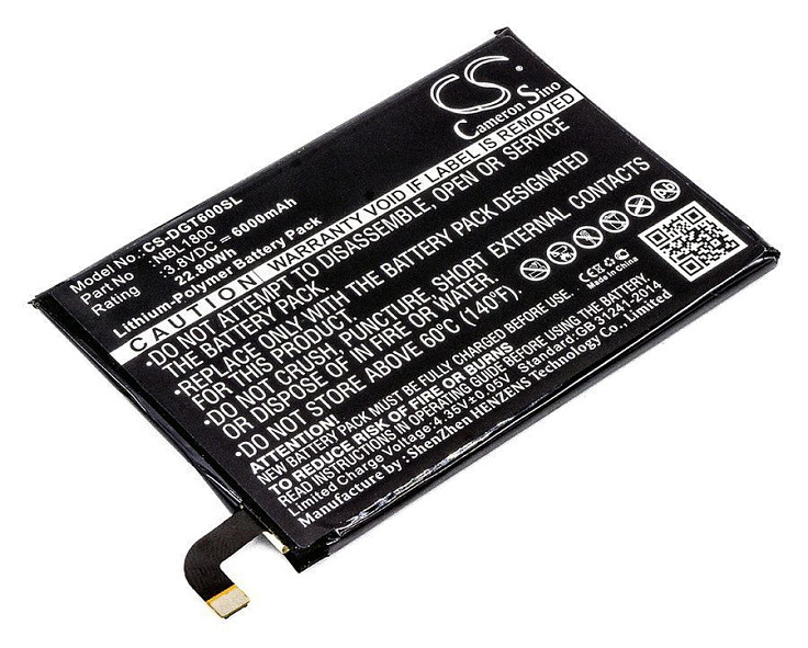 Аккумулятор CameronSino CS-DGT600SL для Doogee T6, T6 Pro