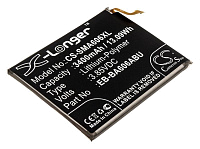 Аккумулятор для Samsung Galaxy A60 SM-A606 (Аккумулятор CameronSino CS-SMA606XL для Samsung Galaxy A60, Galaxy A60 2019, SM-A6060/DS)