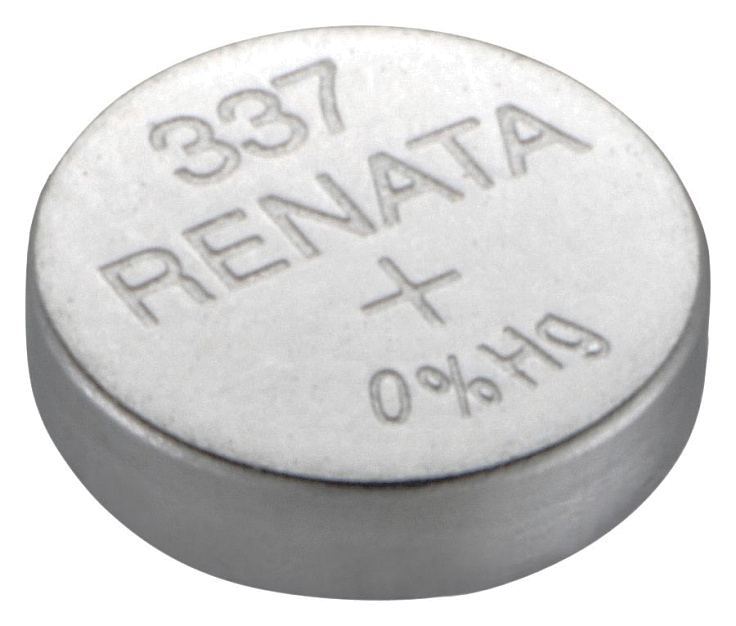 Батарейка оксид-серебряная RENATA R337 (SR416 SW) для часов бл/10