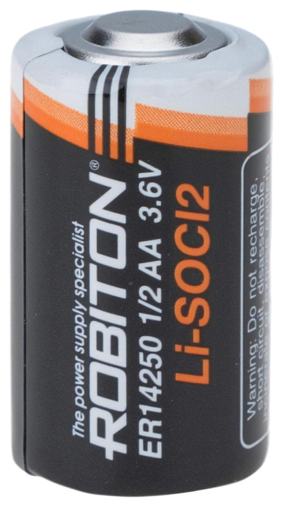 Элемент питания Robiton ER14250 1/2AA Li-SOCI2 (литий-тионилхлорид) 3.6V