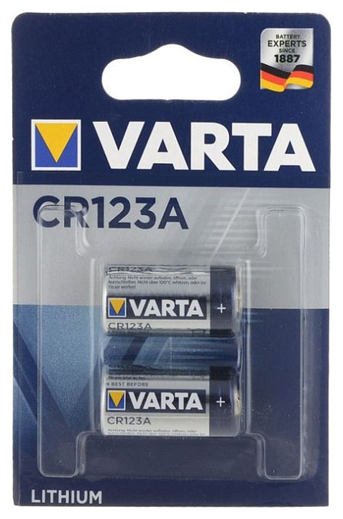 Батарейка VARTA CR123 (2шт.)