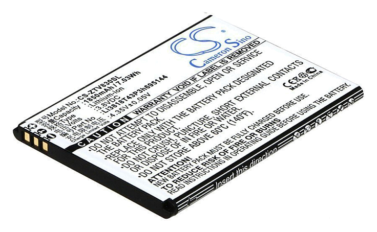Аккумулятор CameronSino CS-ZTV830SL для ZTE Blade G Lux, Kis3 max