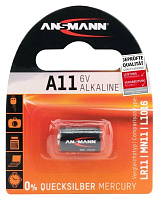 Батарейка щелочная ANSMANN A11 (LR11, MN11, L1016) 6В бл/1