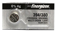 Батарейка оксид-серебряная ENERGIZER 394-380 (sr936, sr45, G9) для часов