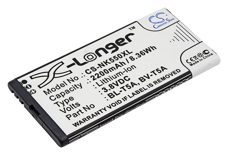 Аккумулятор CameronSino CS-NK550XL для Nokia Lumia 550, 730