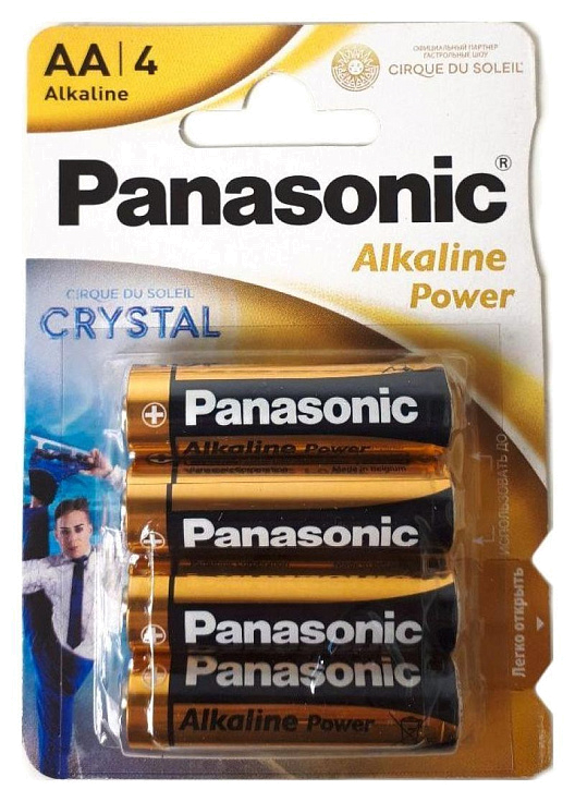 Батарейка щелочная Panasonic LR6 (AA) Super Alkaline 1.5V (4шт.)