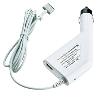 Автомобильный блок питания для ноутбуков Apple 14.85V 3.05A (Magsafe 2 T) 45W