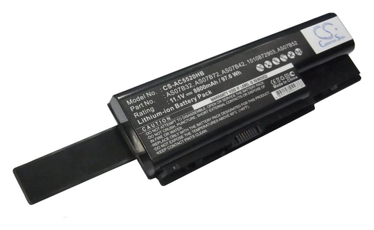 Аккумулятор CameronSino CS-AC5520HB для Acer Aspire 5520, 5720, 7520 series