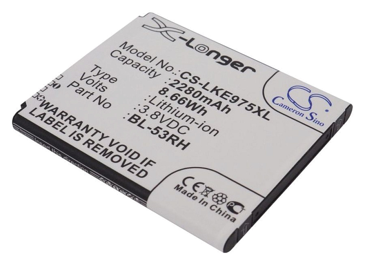 Аккумулятор CameronSino CS-LKE975XL для LG E975W Optimus GJ