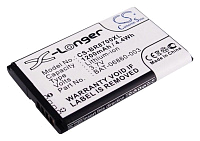 Аккумулятор для BlackBerry (Аккумулятор CameronSino CS-BR8700XL для Blackberry BAT-06860-003, C-S1, C-S2)
