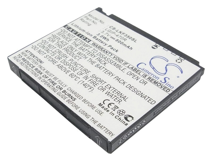 Аккумулятор CameronSino CS-LKF350SL для LG Cookie KP500, 501, KF350