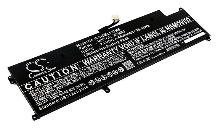 Аккумулятор CameronSino CS-DEL137NB для Dell Latitude 13 7370 (XCNR3)